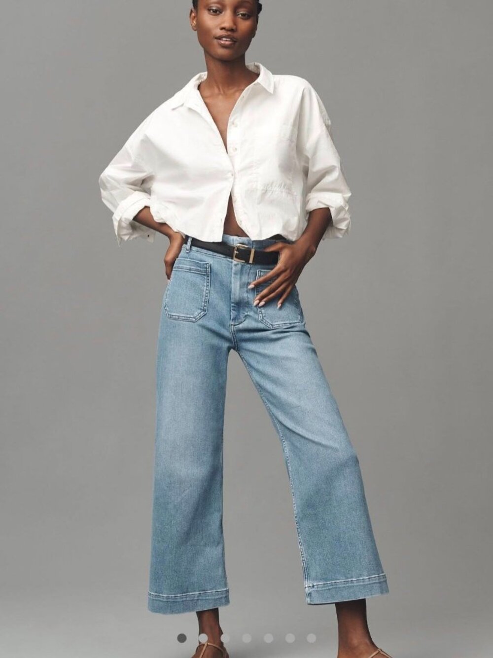 Colette Wide-Leg Jeans (Maeve) – Size 24